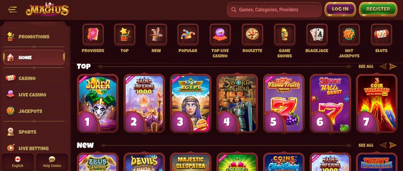Magius casino login à France